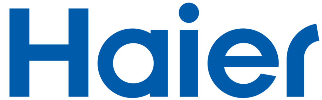 Logo Haier — cliente Twipping, settore Elettrodomestici